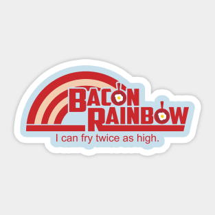 Bacon Rainbow Sticker